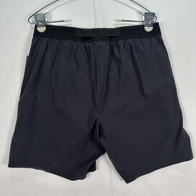 NEW Ten Thousand Session Short Mens Small Black 7" Lined Running Gym Training - Thumbnail 2