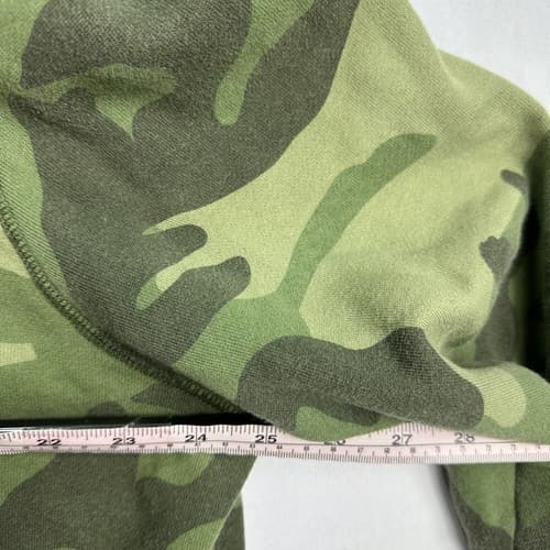 Tackma Camo Hoody Mens XL Pullover Hoodie Green Camouflage Cotton Blend - Thumbnail 8