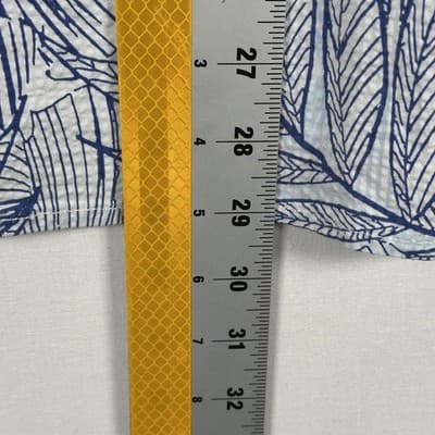 Tommy Bahama Nova Wave Shirt Mens Medium Blue White Seersucker Leaf Button Front - Thumbnail 8