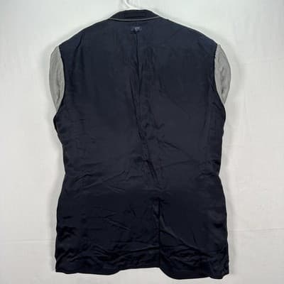 J Crew Ludlow Loro Piana Blazer Men 42 L Navy Italian Super 120 Wool Suit Jacket - Thumbnail 11