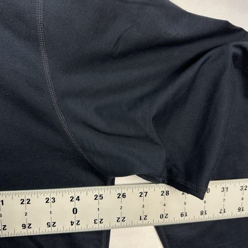 BYLT Drop Cut L/S Henley Shirt Mens 2XL Long Sleeve Navy Blue Active Stretch EUC - Thumbnail 6