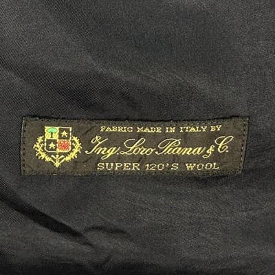 J Crew Ludlow Loro Piana Blazer Men 42 L Navy Italian Super 120 Wool Suit Jacket - Thumbnail 10