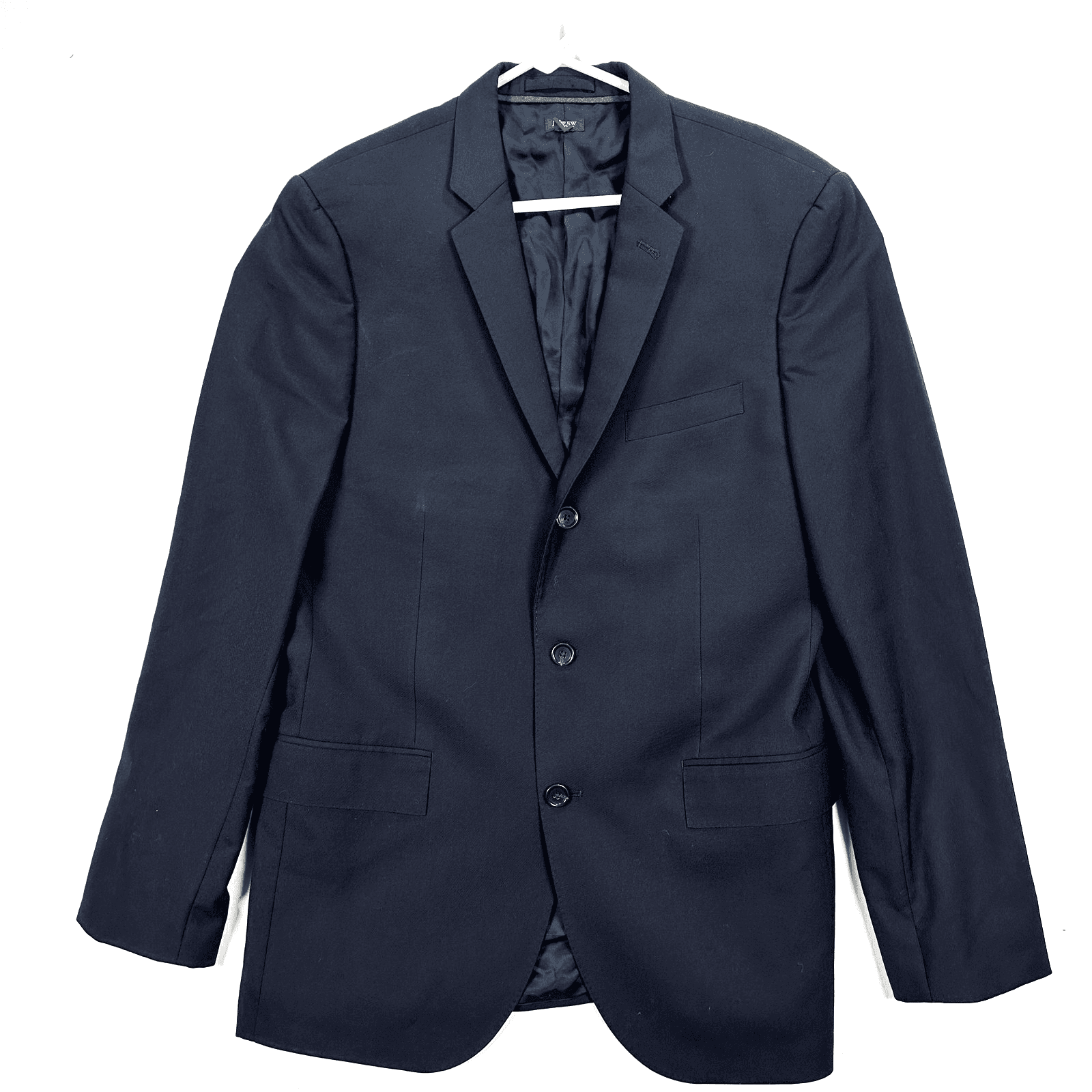 J Crew Ludlow Loro Piana Blazer Men 42 L Navy Italian Super 120 Wool Suit Jacket - Image 1
