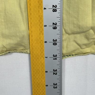 KAVU Shirt Mens Large Yellow Short Sleeve Snap Front Utility Acid Wash Pocket - Thumbnail 8