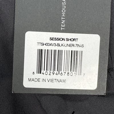 NEW Ten Thousand Session Short Mens Small Black 7" Lined Running Gym Training - Thumbnail 4