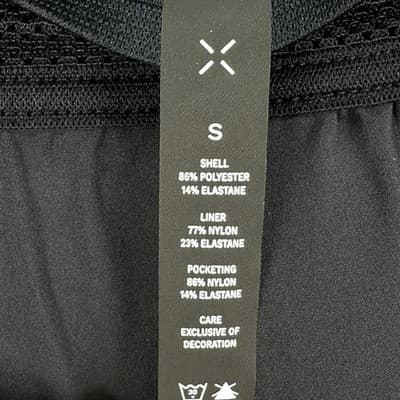 NEW Ten Thousand Session Short Mens Small Black 7" Lined Running Gym Training - Thumbnail 6