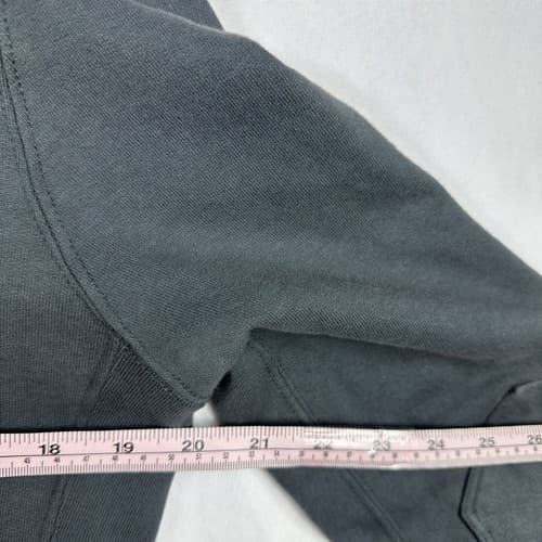 American Giant Moto Jacket Womens Large Full Zip Sweatshirt Gray Fleece Lined - Thumbnail 10