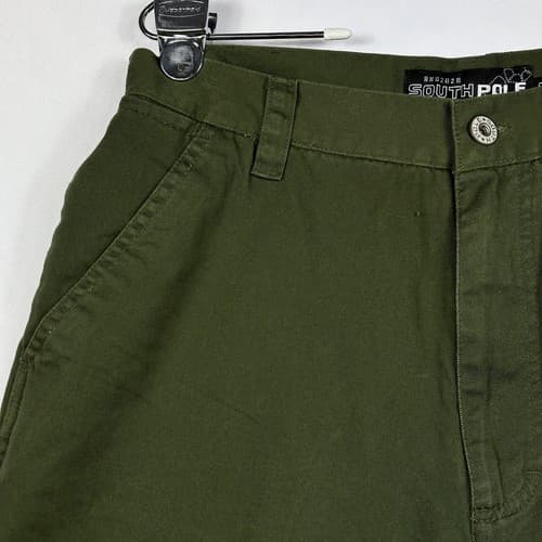 SOUTHPOLE Mens Cargo Pants 32 x 30 Utility Military Green Vintage 82628 - Thumbnail 6