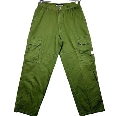 SOUTHPOLE Mens Cargo Pants 32 x 30 Utility Military Green Vintage 82628 - Image 1
