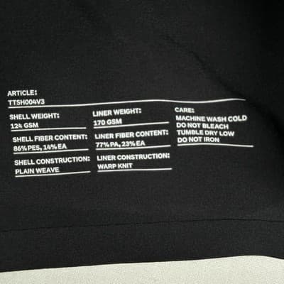 NEW Ten Thousand Session Short Mens Small Black 7" Lined Running Gym Training - Thumbnail 5