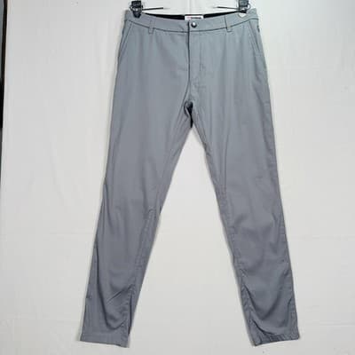 Birddogs Golf Pants Mens 32 X 32 Gray Stretch Chino Performance Pocket Unlined - Thumbnail 2