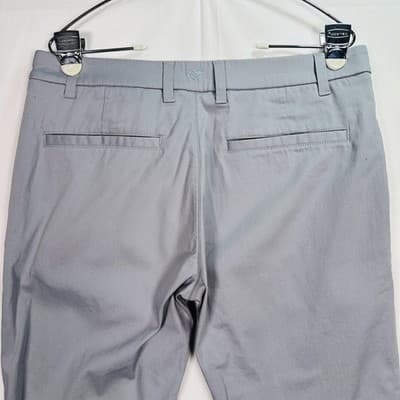 Birddogs Golf Pants Mens 32 X 32 Gray Stretch Chino Performance Pocket Unlined - Thumbnail 7