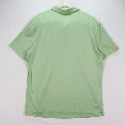 Lululemon Polo Shirt Mens Large Light Green Short Sleeve Performance Golf EUC - Thumbnail 3
