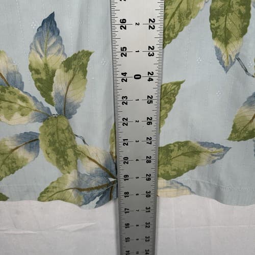 Tommy Bahama 100% Silk Hawaiian Shirt Mens XL Blue Floral Leaves Aloha Beach EUC - Thumbnail 8