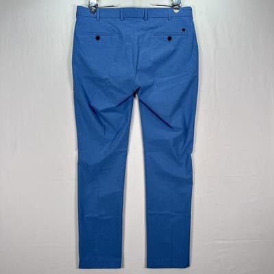 NEW Peter Millar Surge Performance Pants Mens 36 x 32 Blue Golf Tailored Fit - Thumbnail 3