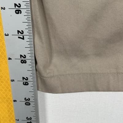 Birddogs Golf Pants Mens 32 x 30 Khaki Stretch Performance Chino Pockets tag:32" - Thumbnail 9