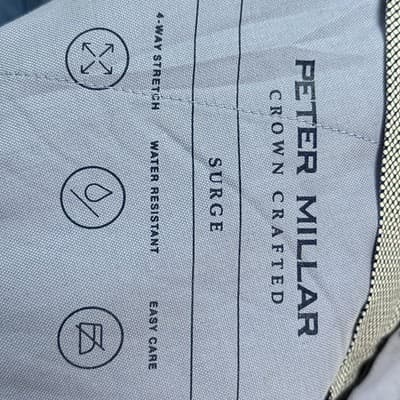 NEW Peter Millar Surge Performance Pants Mens 36 x 32 Blue Golf Tailored Fit - Thumbnail 9