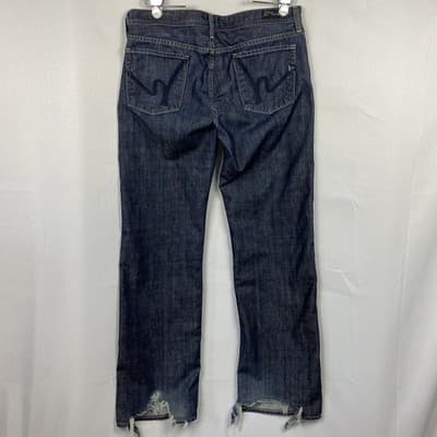 Citizens of Humanity Evans Relaxed Button Fly 606 Jeans Mens 34 Dark Wash USA - Thumbnail 9