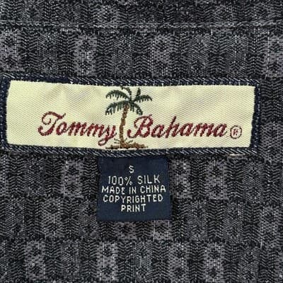 Tommy Bahama Silk Hawaiian Shirt Mens Small Multicolor Floral Patchwork Tropical - Thumbnail 6