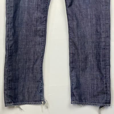 Citizens of Humanity Evans Relaxed Button Fly 606 Jeans Mens 34 Dark Wash USA - Thumbnail 3