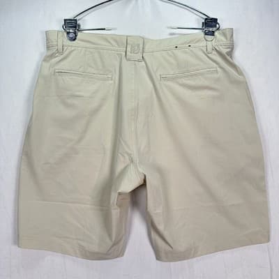 FootJoy Golf Shorts Mens 36 Tan Stretch Wicking Polyester Spandex Performance 9" - Thumbnail 6