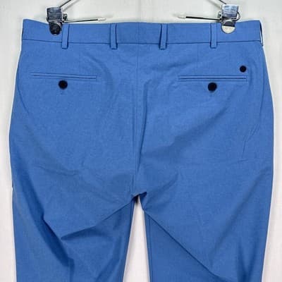 NEW Peter Millar Surge Performance Pants Mens 36 x 32 Blue Golf Tailored Fit - Thumbnail 12