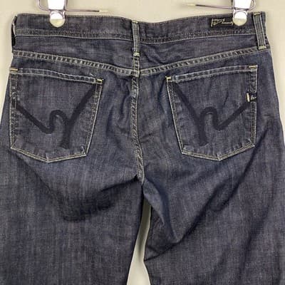 Citizens of Humanity Evans Relaxed Button Fly 606 Jeans Mens 34 Dark Wash USA - Thumbnail 11