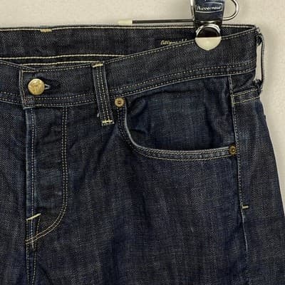 Citizens of Humanity Evans Relaxed Button Fly 606 Jeans Mens 34 Dark Wash USA - Thumbnail 5