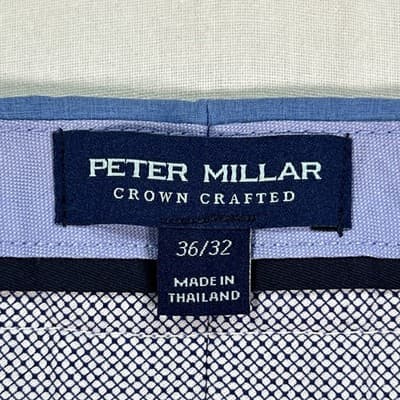 NEW Peter Millar Surge Performance Pants Mens 36 x 32 Blue Golf Tailored Fit - Thumbnail 7