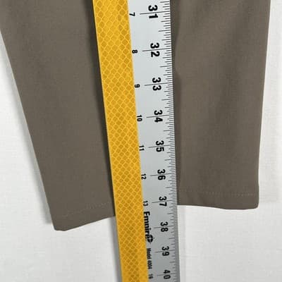 J. Hilburn Pants Mens 36 x 28 Khaki Performance Chinos 4-Way Stretch 5-Pocket - Thumbnail 10