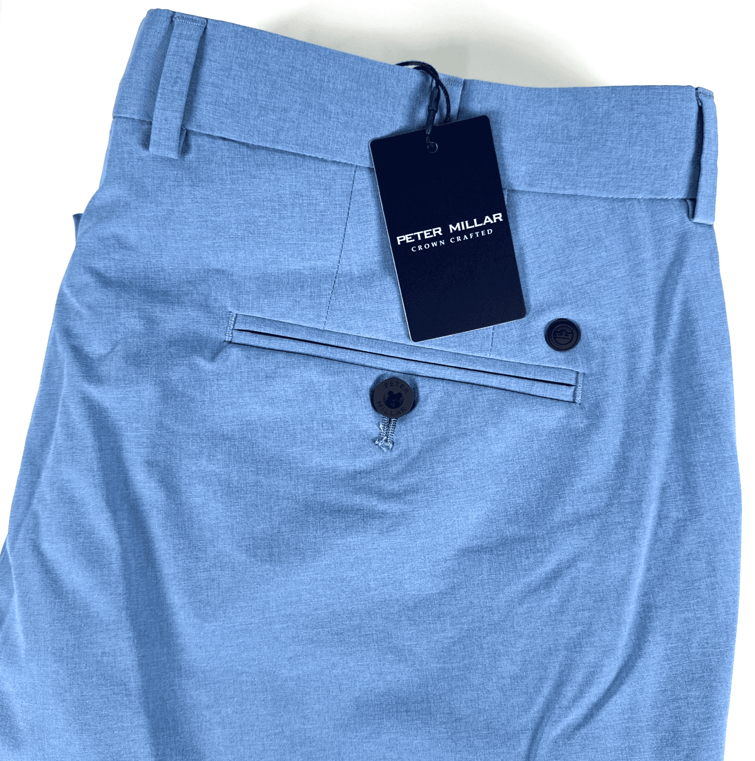 NEW Peter Millar Surge Performance Pants Mens 36 x 32 Blue Golf Tailored Fit - Thumbnail 2