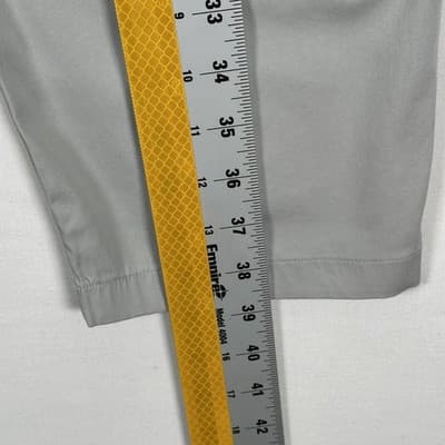 Birddogs Golf Pants Mens 36 x 28 Gray Stretch Unlined Chino Performance Pocket - Thumbnail 9