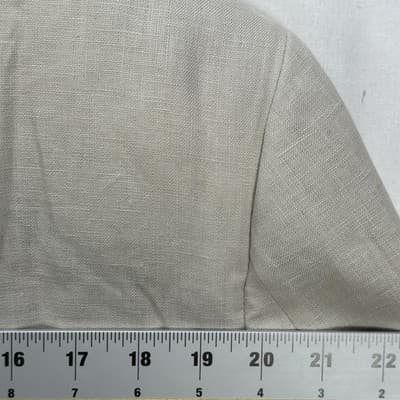 Alfani 100% Linen Blazer Mens 46 R Tan Sport Coat 3-Buttons Suit Jacket - Thumbnail 10