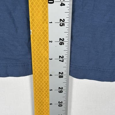 Bombas T-Shirt Mens XL Blue Long Sleeve Crewneck 100% Cotton Solid Tee - Thumbnail 6