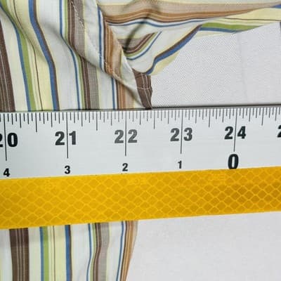 Ermenegildo Zegna Dress Shirt Mens Medium Multicolor Striped Long Sleeve Button - Thumbnail 8