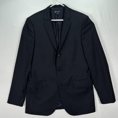 J.Crew Blazer Mens 40L Navy Ludlow Jacket Italian Wool Loro Piana Super 120s - Image 1
