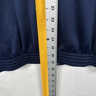 Vintage Asics Track Jacket Mens 2XL Navy 22 Idraets Klub Soccer Full Zip Logo - Thumbnail 7