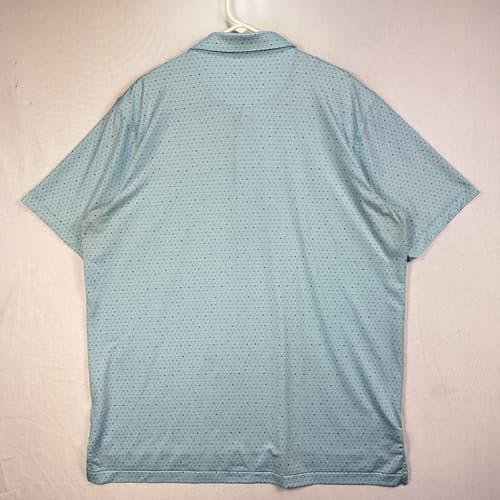 Peter Millar Golf Polo Shirt Mens XL Blue Avon Performance Jersey Summer Comfort - Thumbnail 3
