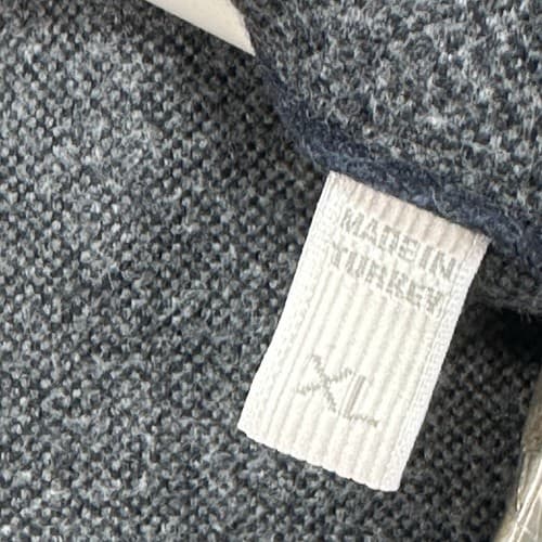 Ermenegildo Zegna Shirt Womens XL Gray Button Up 3/4 Sleeve Collared Cotton - Thumbnail 8