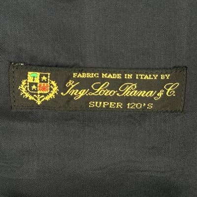 J.Crew Blazer Mens 40L Navy Ludlow Jacket Italian Wool Loro Piana Super 120s - Thumbnail 6