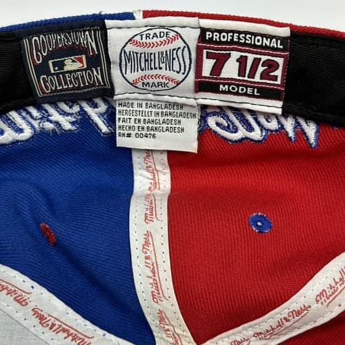 Philadelphia Phillies Baseball Fitted 7.5 Hat Cap 1950 Series Mitchell Ness MLB - Thumbnail 9