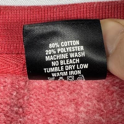 KR3W Mens Red Skull Headdress Graphic Crewneck Sweatshirt Small Heathered Fleece - Thumbnail 9