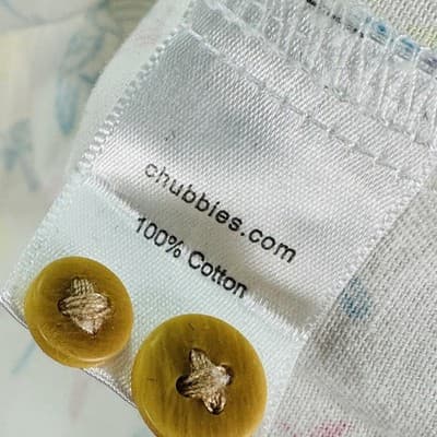 Chubbies Medium White Neon Tropical Pineapple Toucan Long Sleeve Popover Shirt - Thumbnail 6