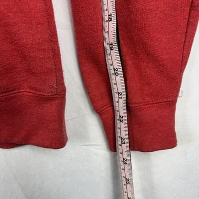 KR3W Mens Red Skull Headdress Graphic Crewneck Sweatshirt Small Heathered Fleece - Thumbnail 11