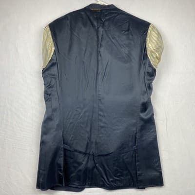 Paul Stuart Stuarts Choice Navy Pinstripe Wool Blazer Sport Coat Italy 42L 10109 - Thumbnail 13