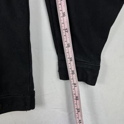 Cedars Vintage 90s Beaded Animal Print Denim Jacket Black Cotton Womens Small - Thumbnail 11