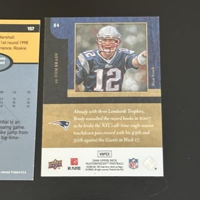 1998 Randy Moss Collectors Edge RC Rookie Lot 3 Cards Tom Brady Patriots NFL - Thumbnail 6