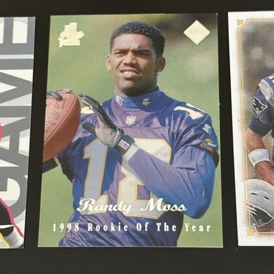1998 Randy Moss Collectors Edge RC Rookie Lot 3 Cards Tom Brady Patriots NFL - Thumbnail 4