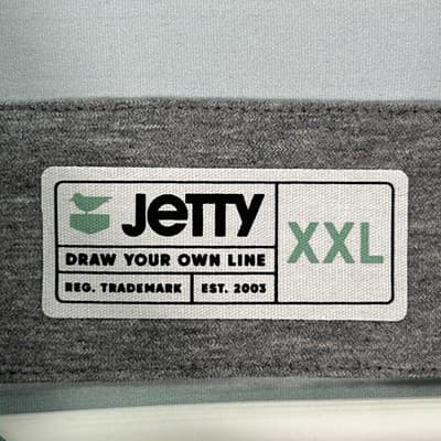 NEW Jetty Bunker Polo Shirt Mens 2XL Striped Dewey Beer Golf Performance Stretch - Thumbnail 5