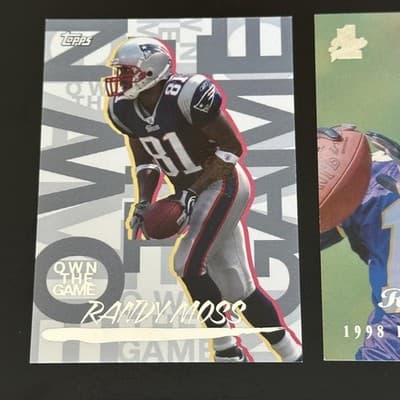 1998 Randy Moss Collectors Edge RC Rookie Lot 3 Cards Tom Brady Patriots NFL - Thumbnail 5
